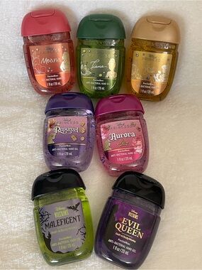 Bath and body Works Disney Princess & Villains Pocketbac Set of 7 pieces
